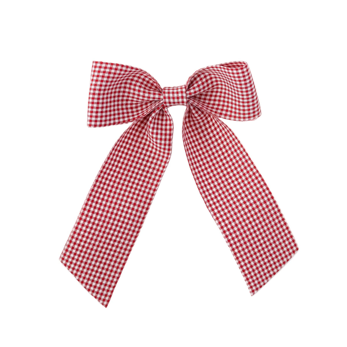 Gingham Napkin Bow in Red Gingham