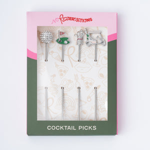 Golf Cocktail Picks, Set of 4