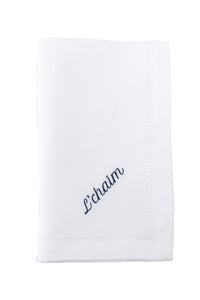 L’Chaim Dinner Napkins, Set of 12