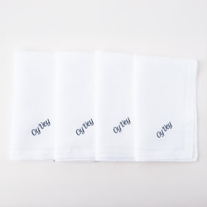 Oy Vey Dinner Napkins, Set of 12