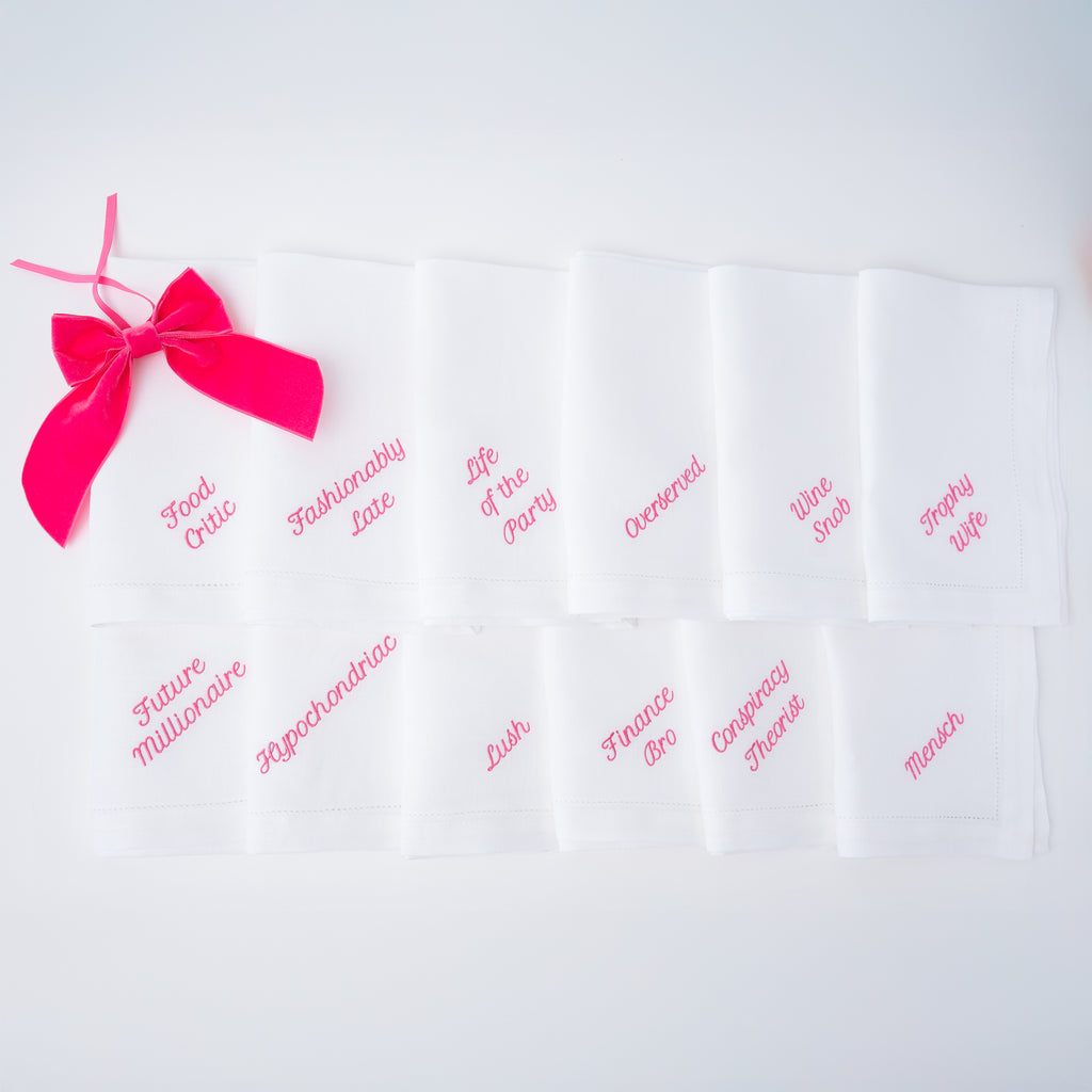 Party Archetype Dinner Napkins, Set of 12