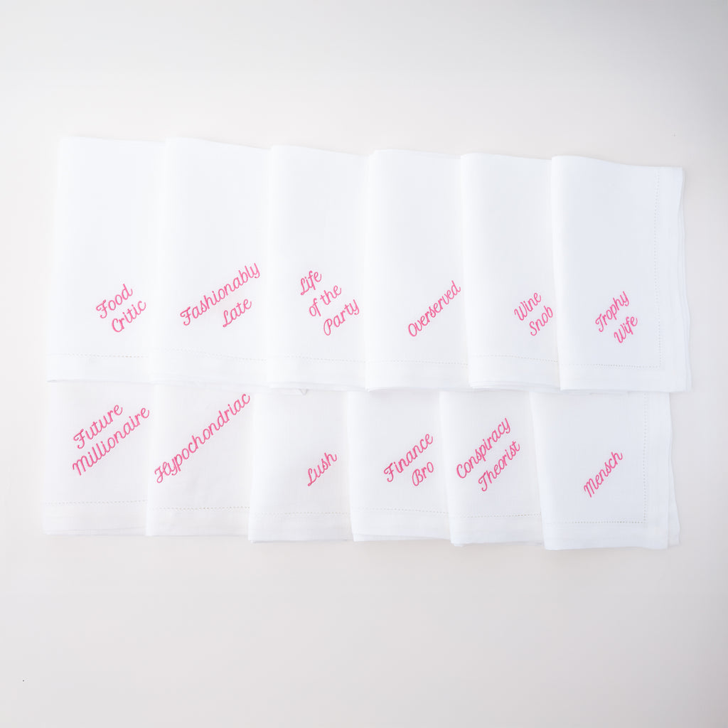 Party Archetype Dinner Napkins, Set of 12