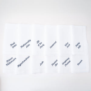Party Archetype Dinner Napkins, Set of 12