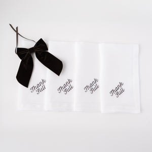 Thank Full Dinner Napkins, Set of 12