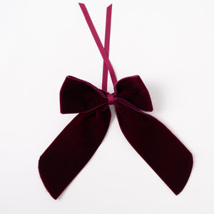 Velvet Napkin Bow, Set of 1