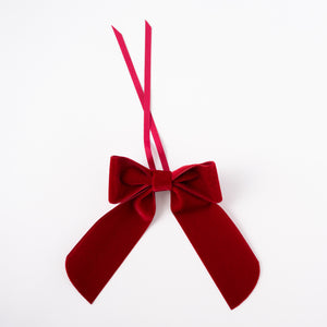 Velvet Napkin Bow, Set of 1