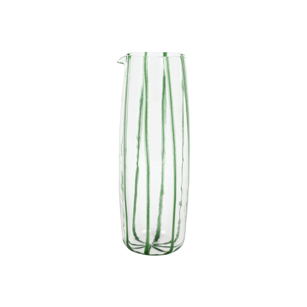 Nuovo Stripe Green Pitcher