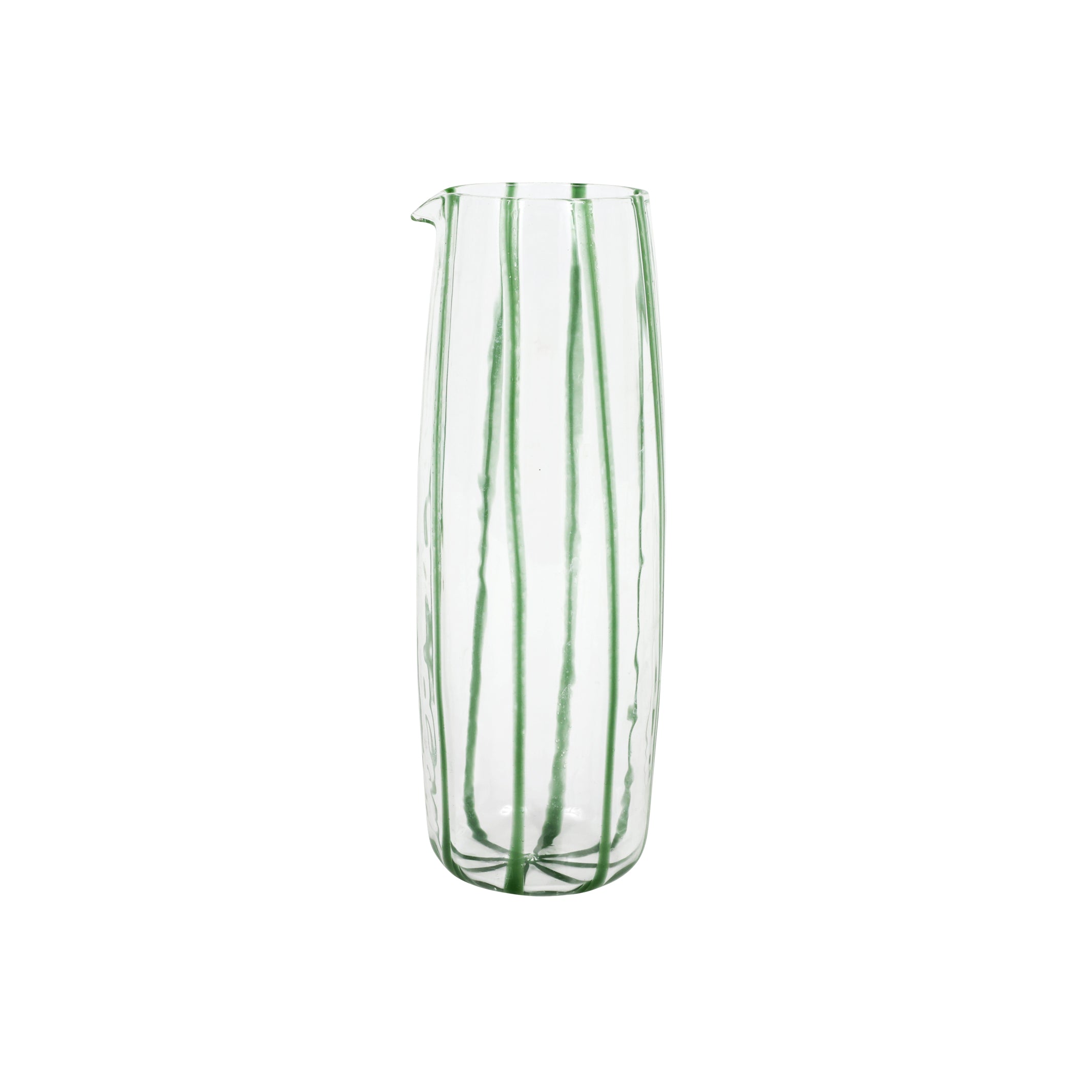 Nuovo Stripe Green Pitcher