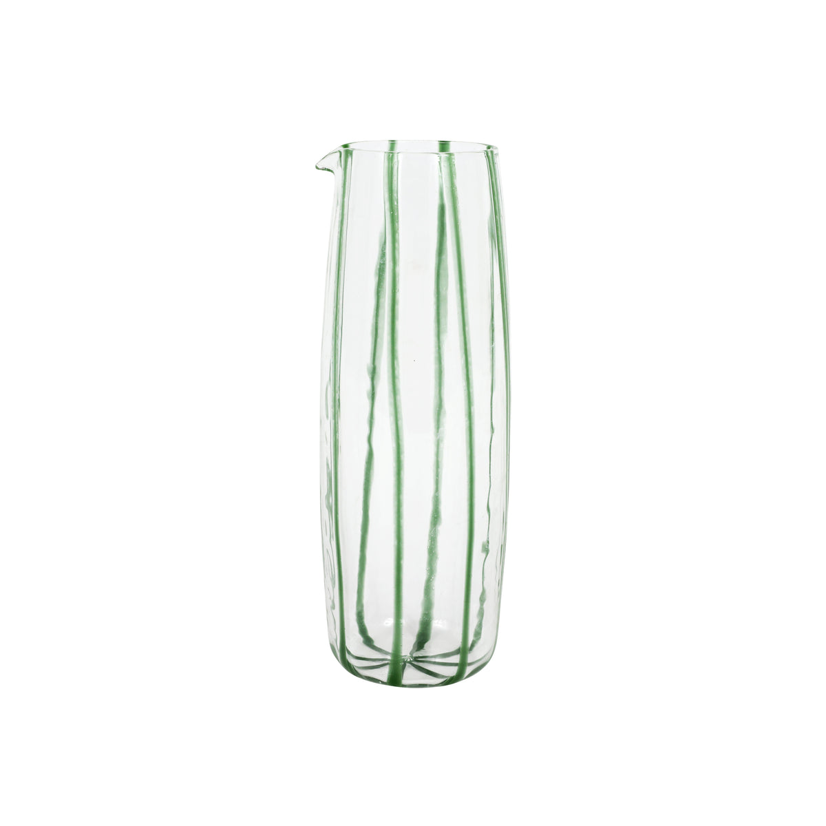 Nuovo Stripe Green Pitcher