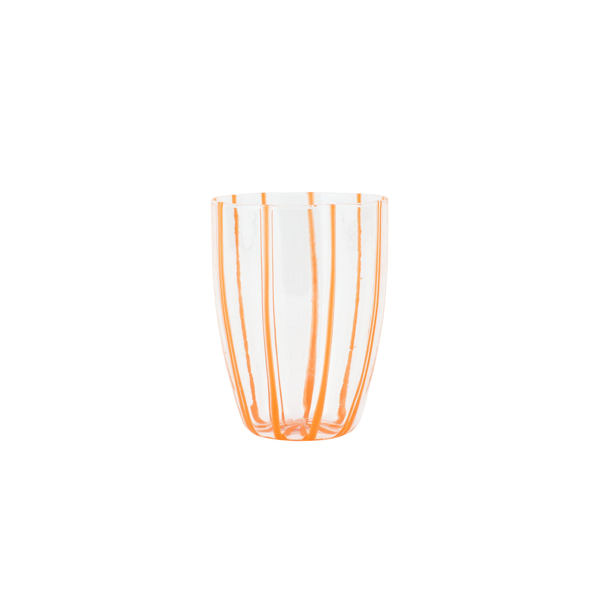 Nuovo Stripe Tall Tumbler in Orange