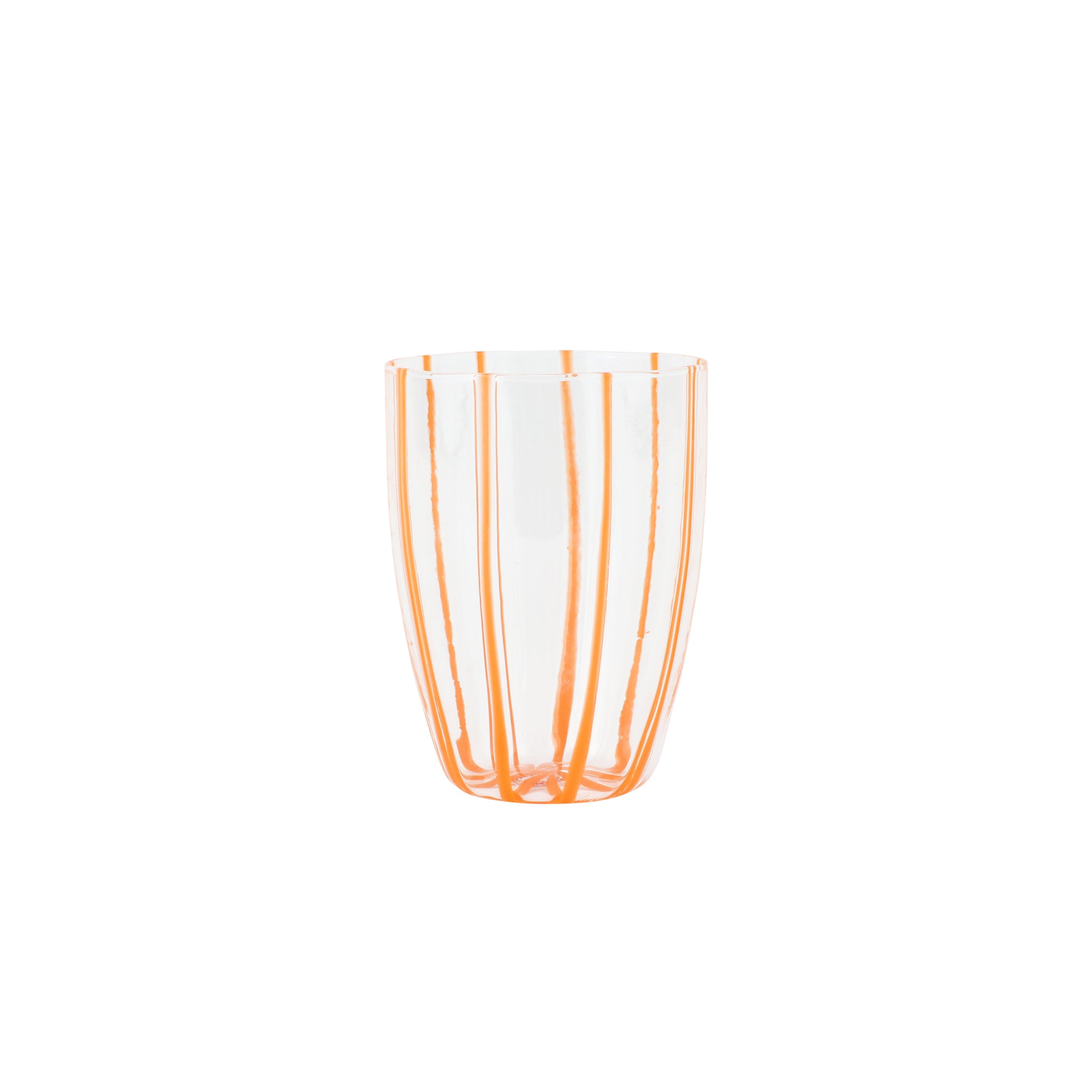 Nuovo Stripe Tall Tumbler in Orange