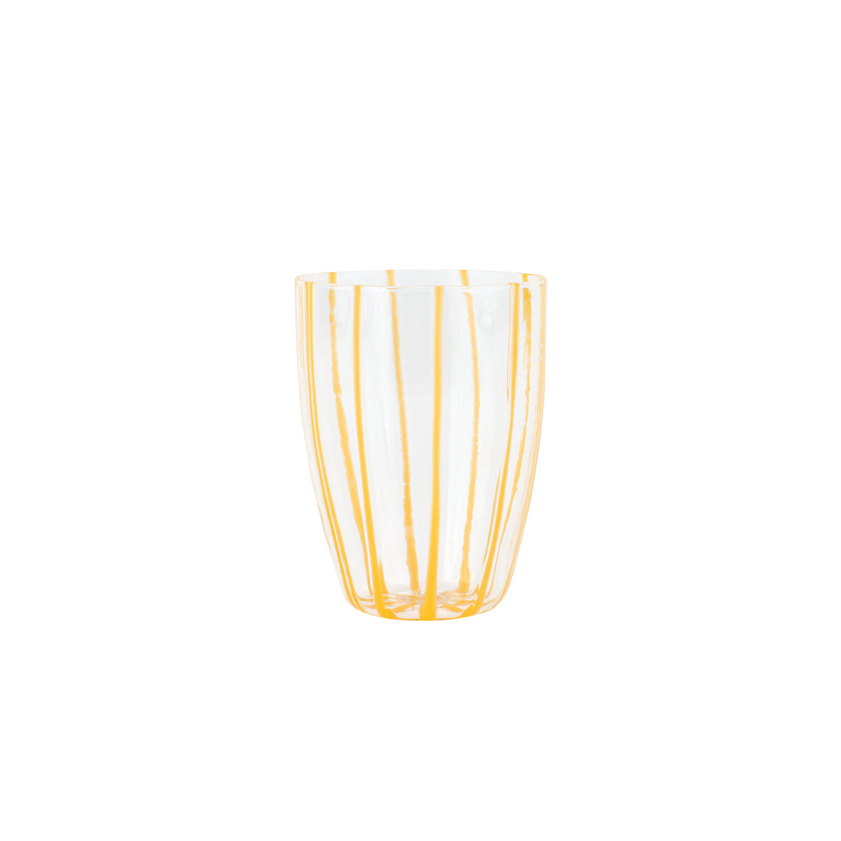 Nuovo Stripe Tall Tumbler in Yellow
