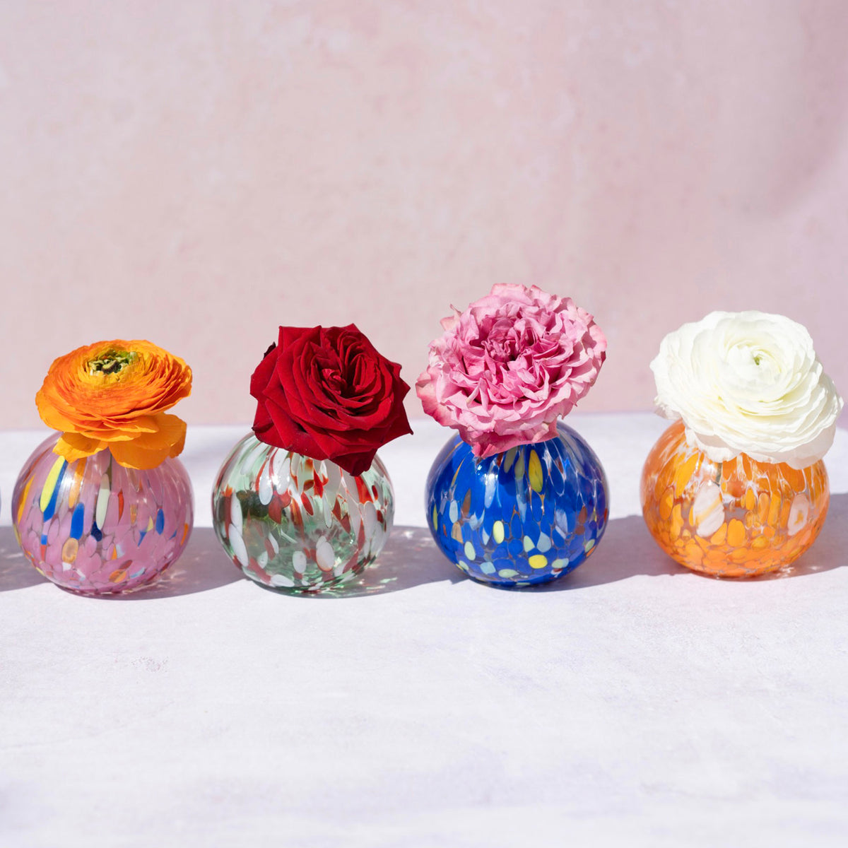 Nuvola Orange Bud Vase