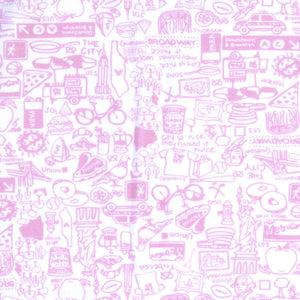 Joy Street Kids New York City print detail, pink