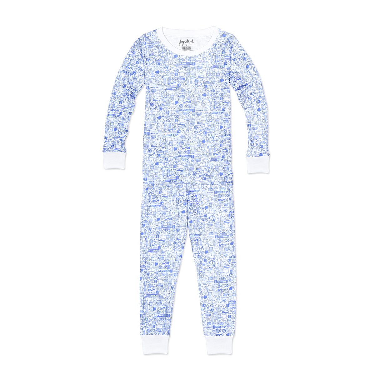 Joy Street Kids New York City Pajamas, blue