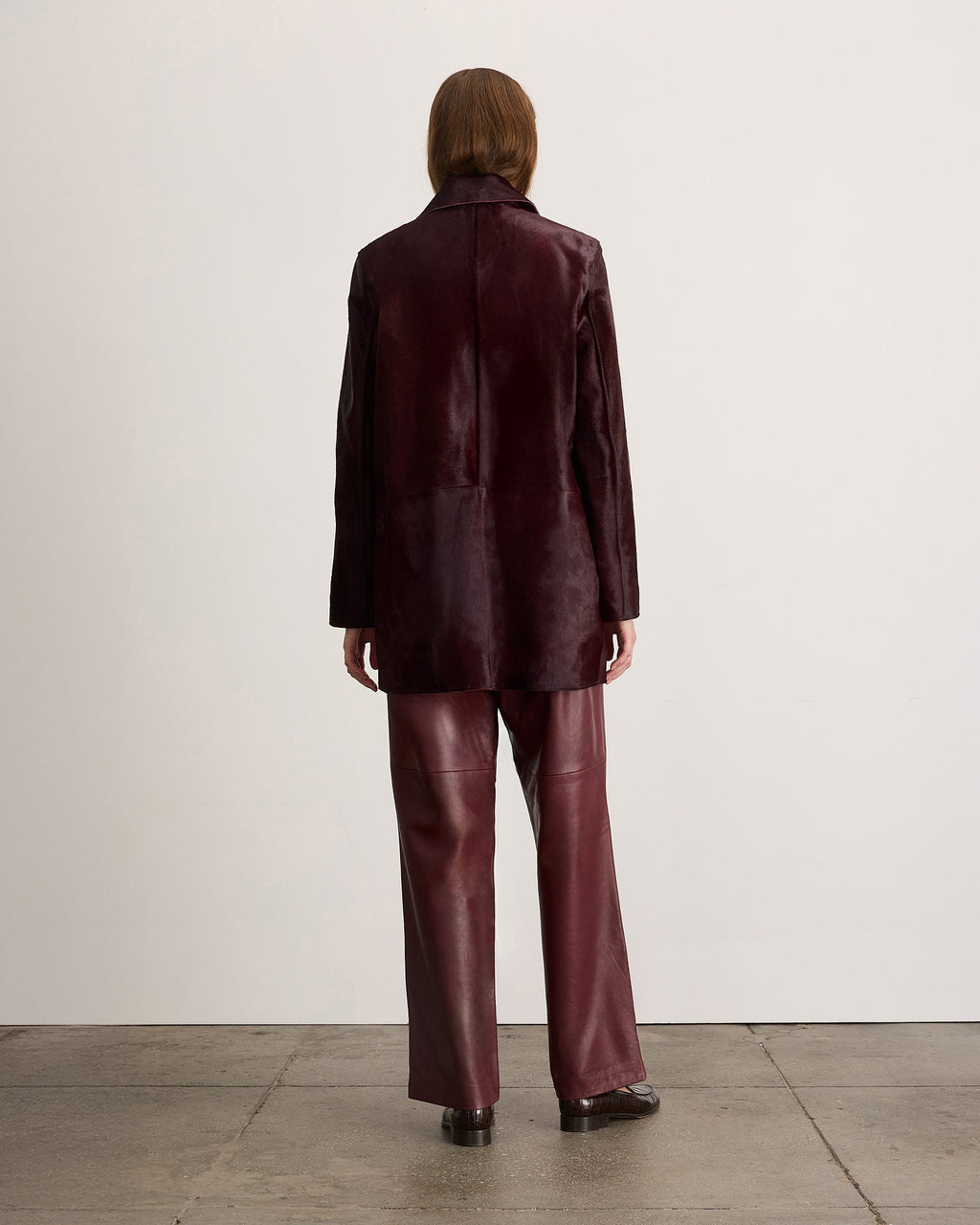 Nadia Coat in Deep Redwood