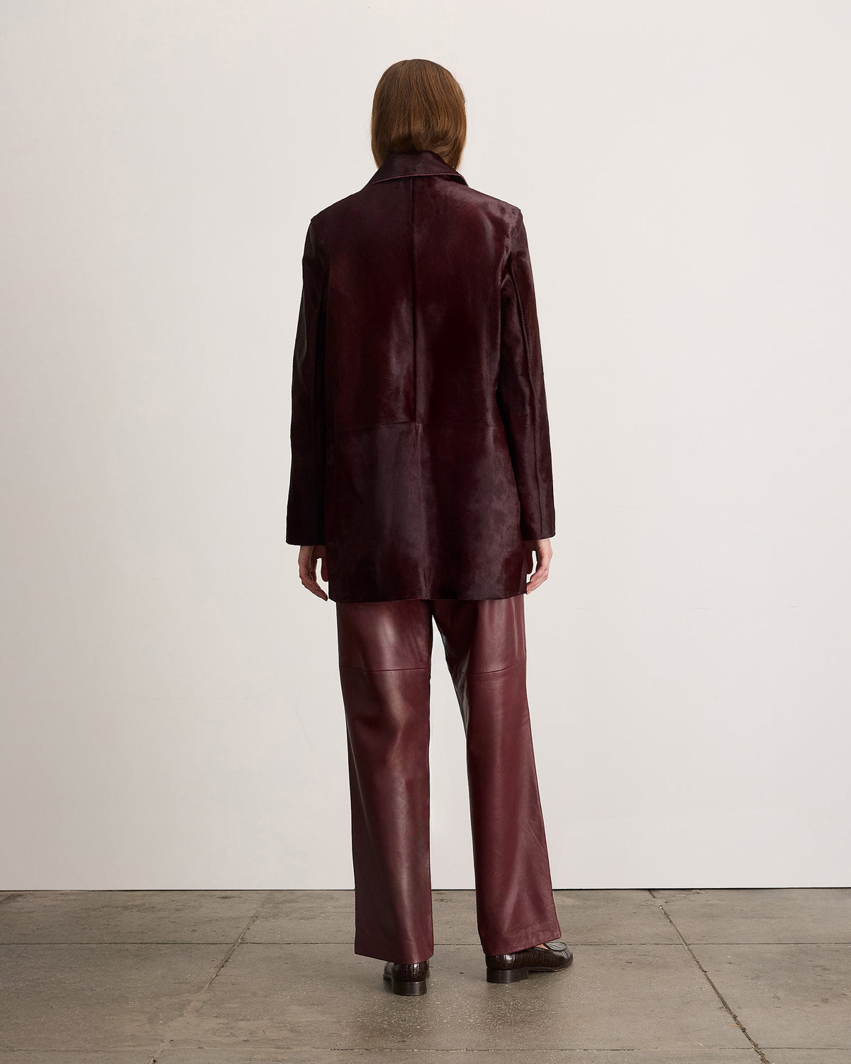 Nadia Coat in Deep Redwood