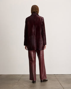 Nadia Coat in Deep Redwood