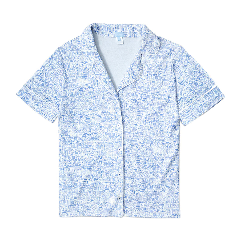 Joy Street Women's Nantucket Button Front Pajamas