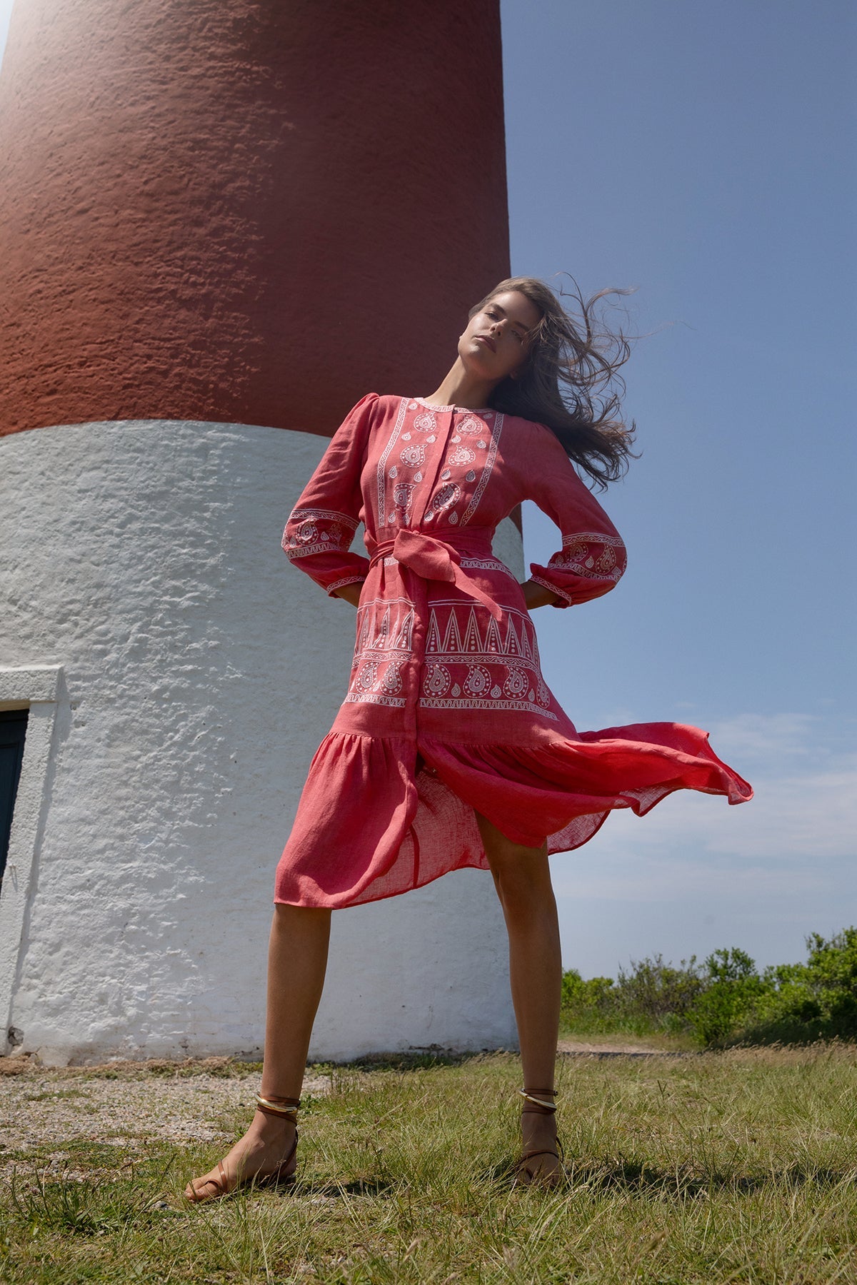 Nantucket Red India Dress