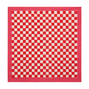 Gingham Check Red/Pink Napkins, Set of 4