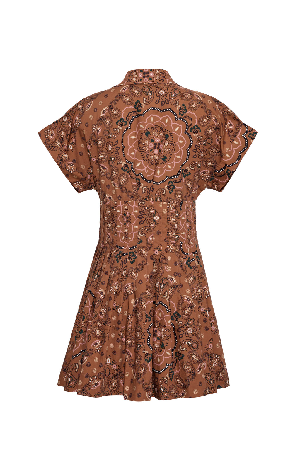 Nash Mini Dress in Bandana Camel