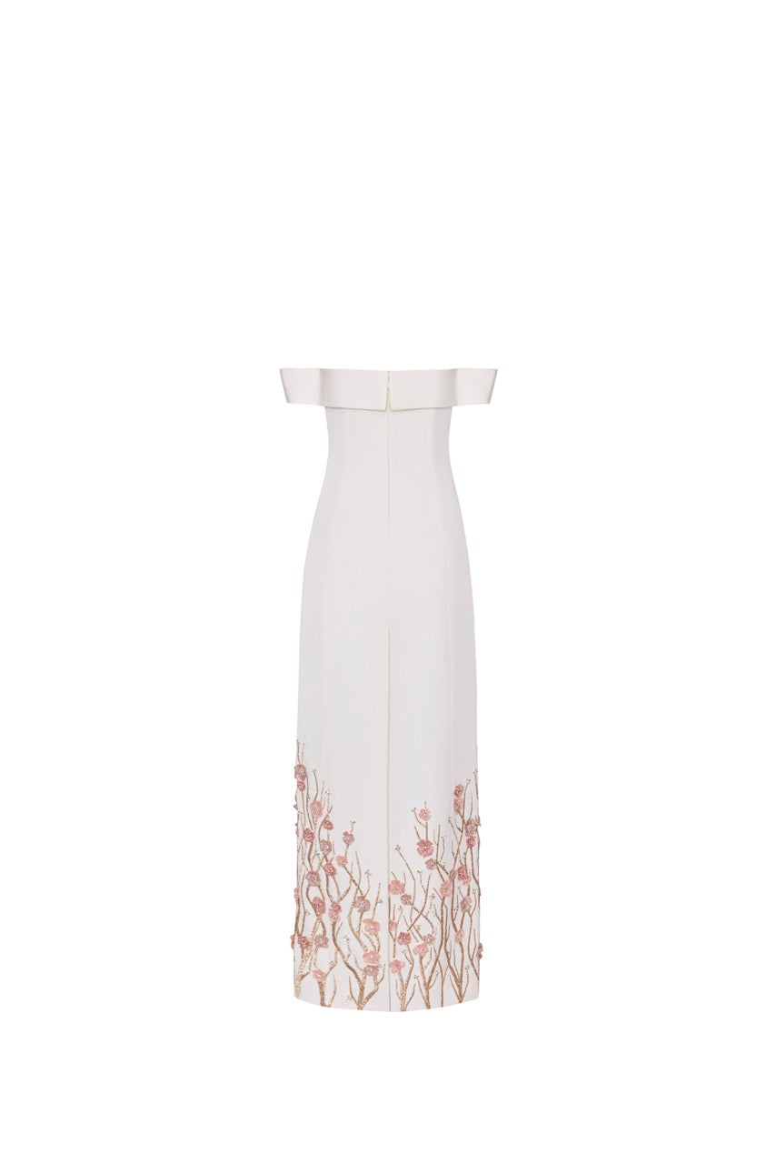 The Natasha Gown in Off-White