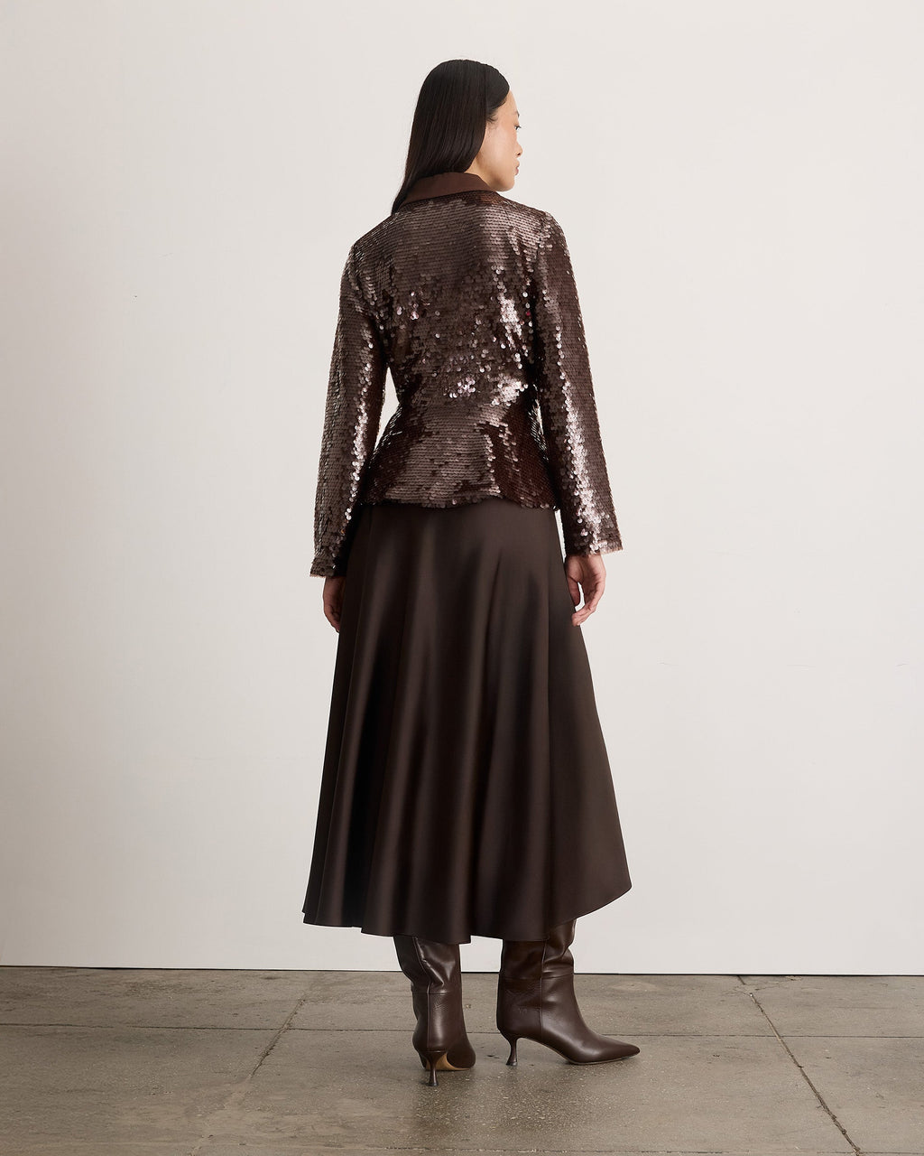 Natasha Jacket in Dark Fig