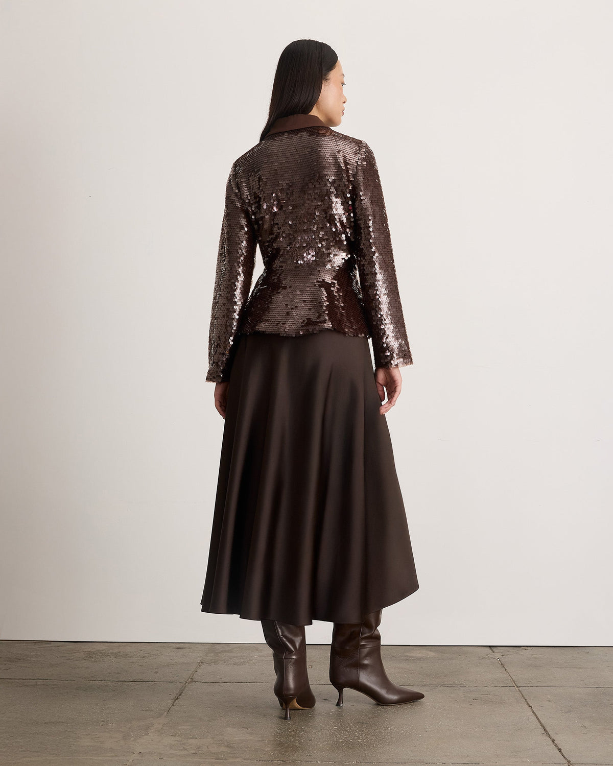 Natasha Jacket in Dark Fig