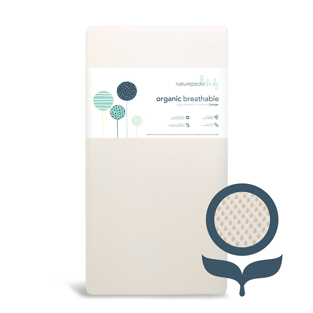 Breathable 2-Stage Organic Crib Mattress