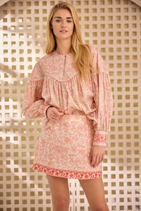Naya Top in Rosewater Floral