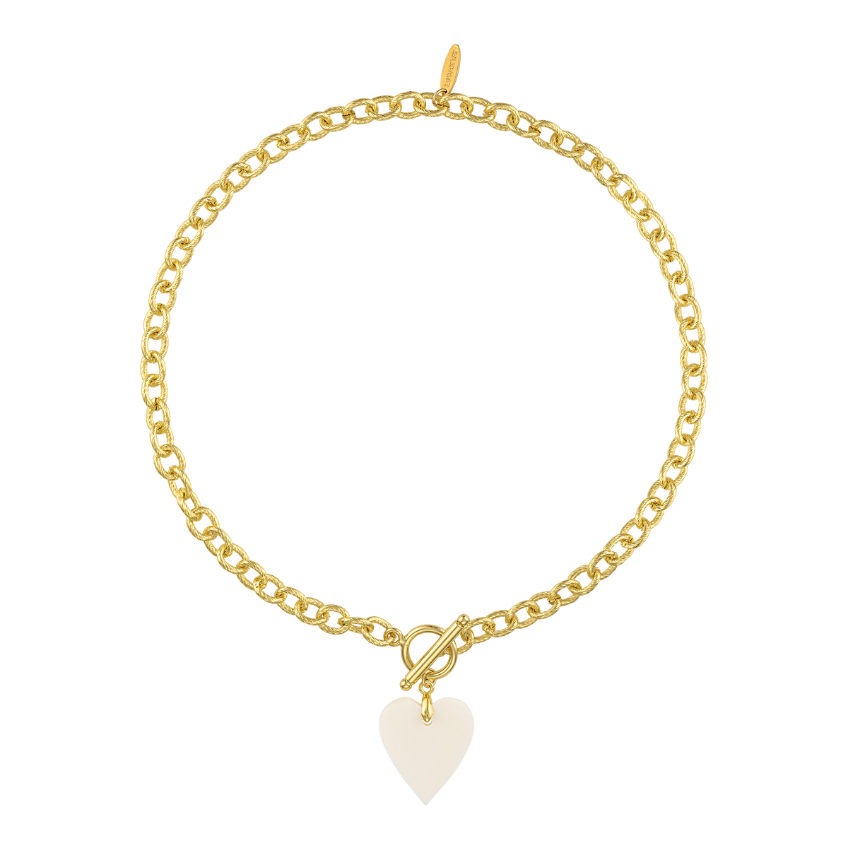 Bone Heart Necklace