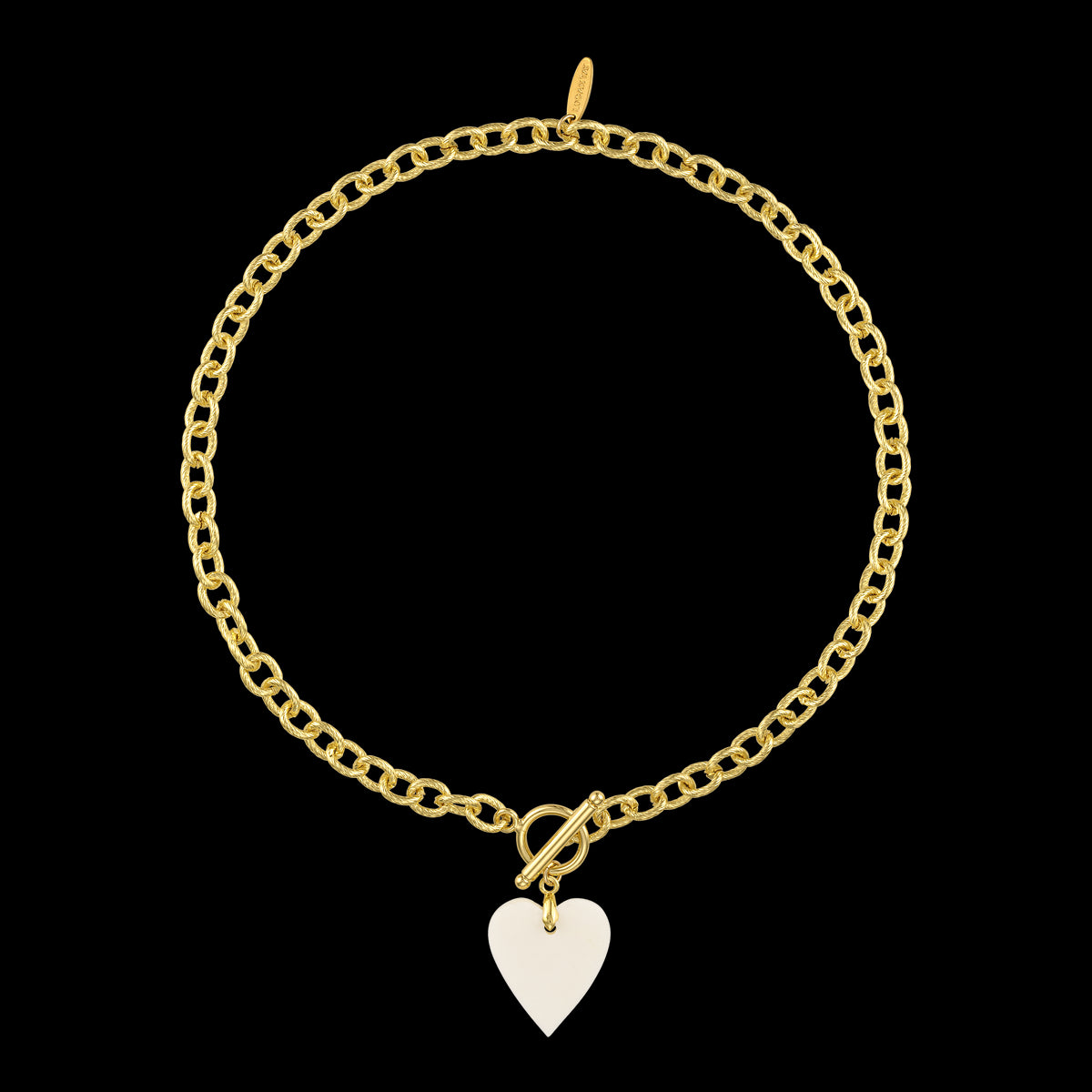 Bone Heart Necklace