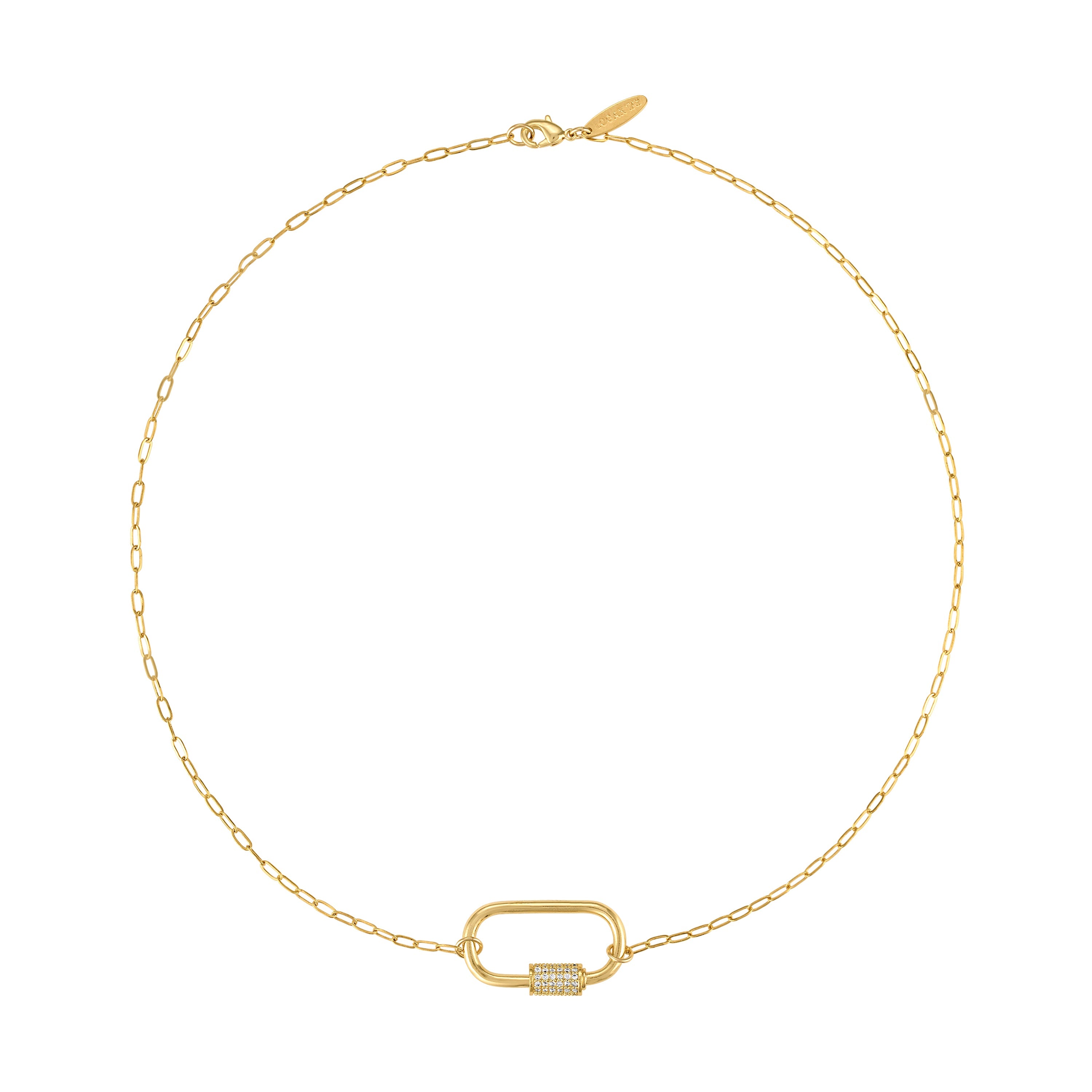 Lock Link Necklace