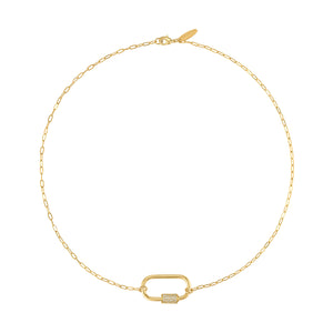 Lock Link Necklace