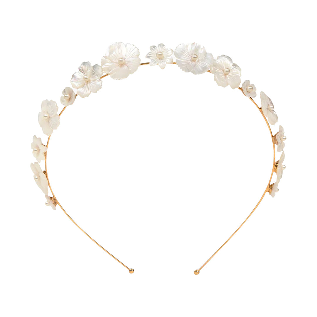 Jenna Headband in Mother of Pearl