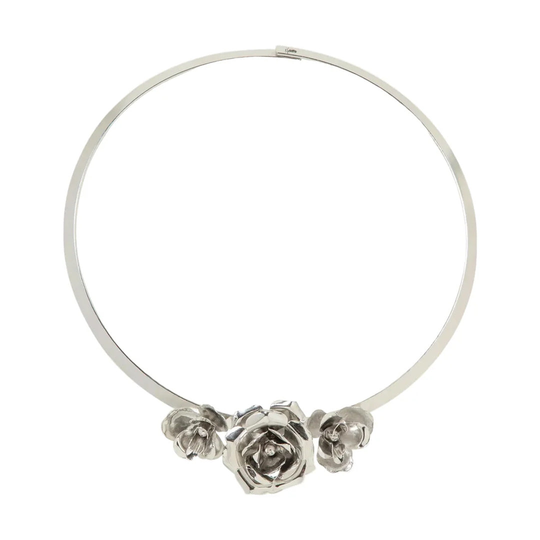 Rosalba Collar in Silver