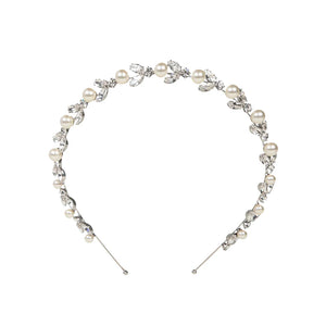 Kamila Headband in Crystal Pearl