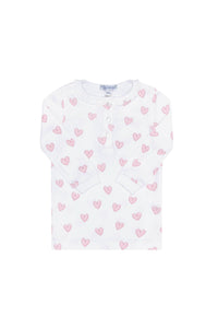 Nellapima-Heart-Print-Pajama-Pink-Top