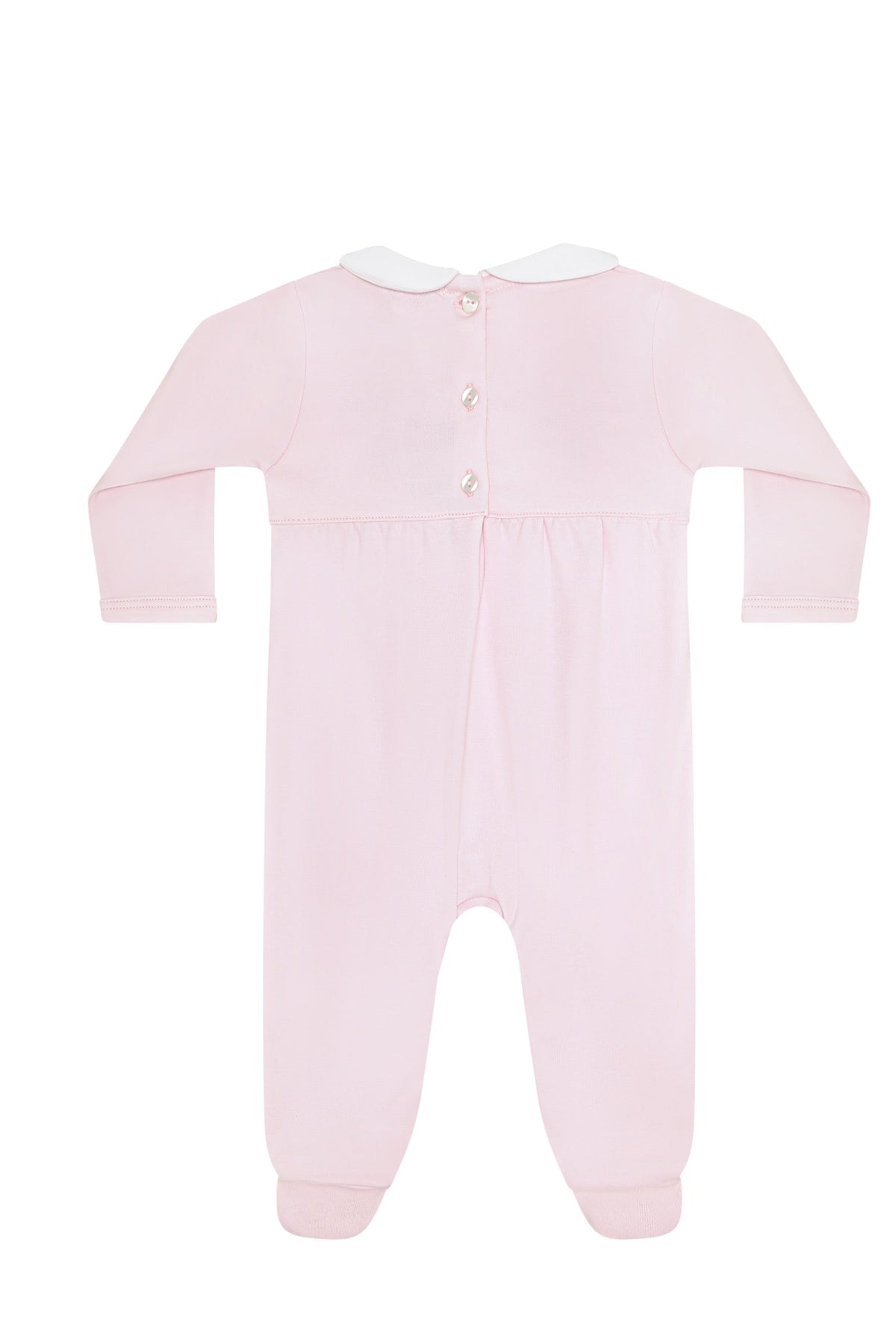 Charming Bows Embroidery Footie