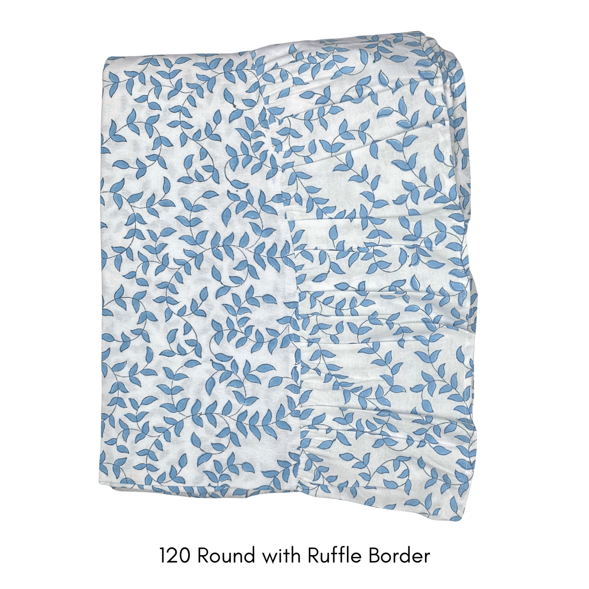 Blue Leaves Tablecloth