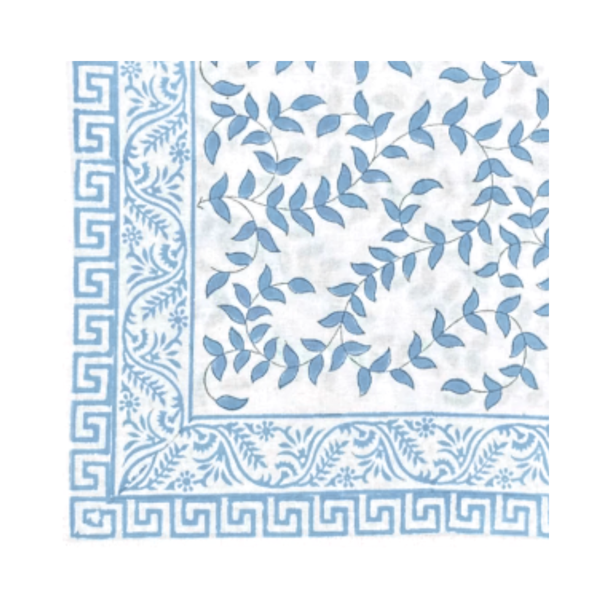Blue Leaves Napkins, Set of 4