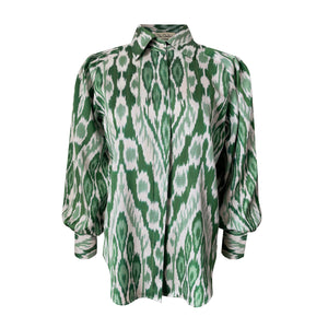 Green Ikat Set