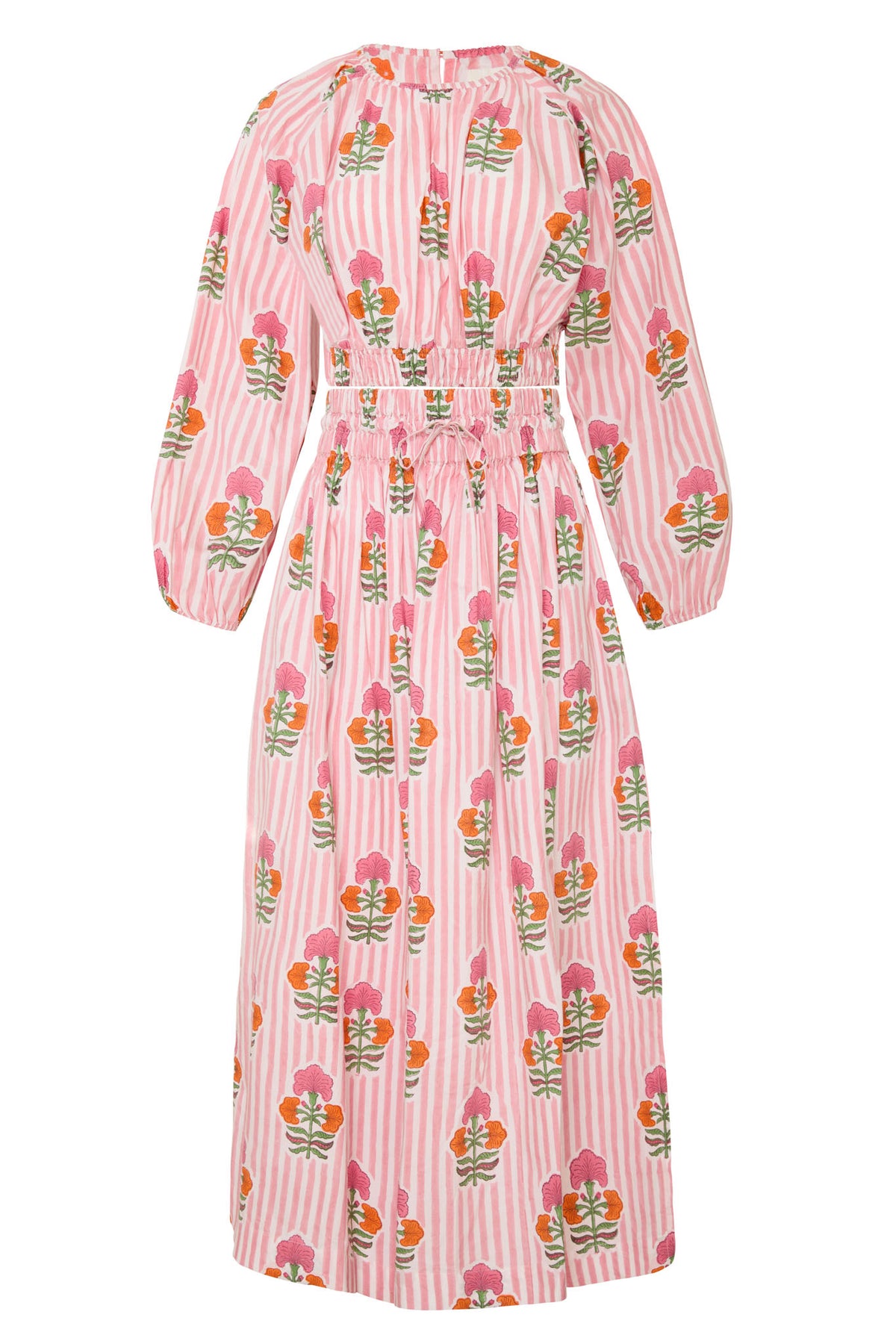 Newport Skirt in Pink & Orange Flower