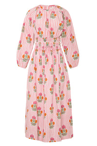 Newport Skirt in Pink & Orange Flower