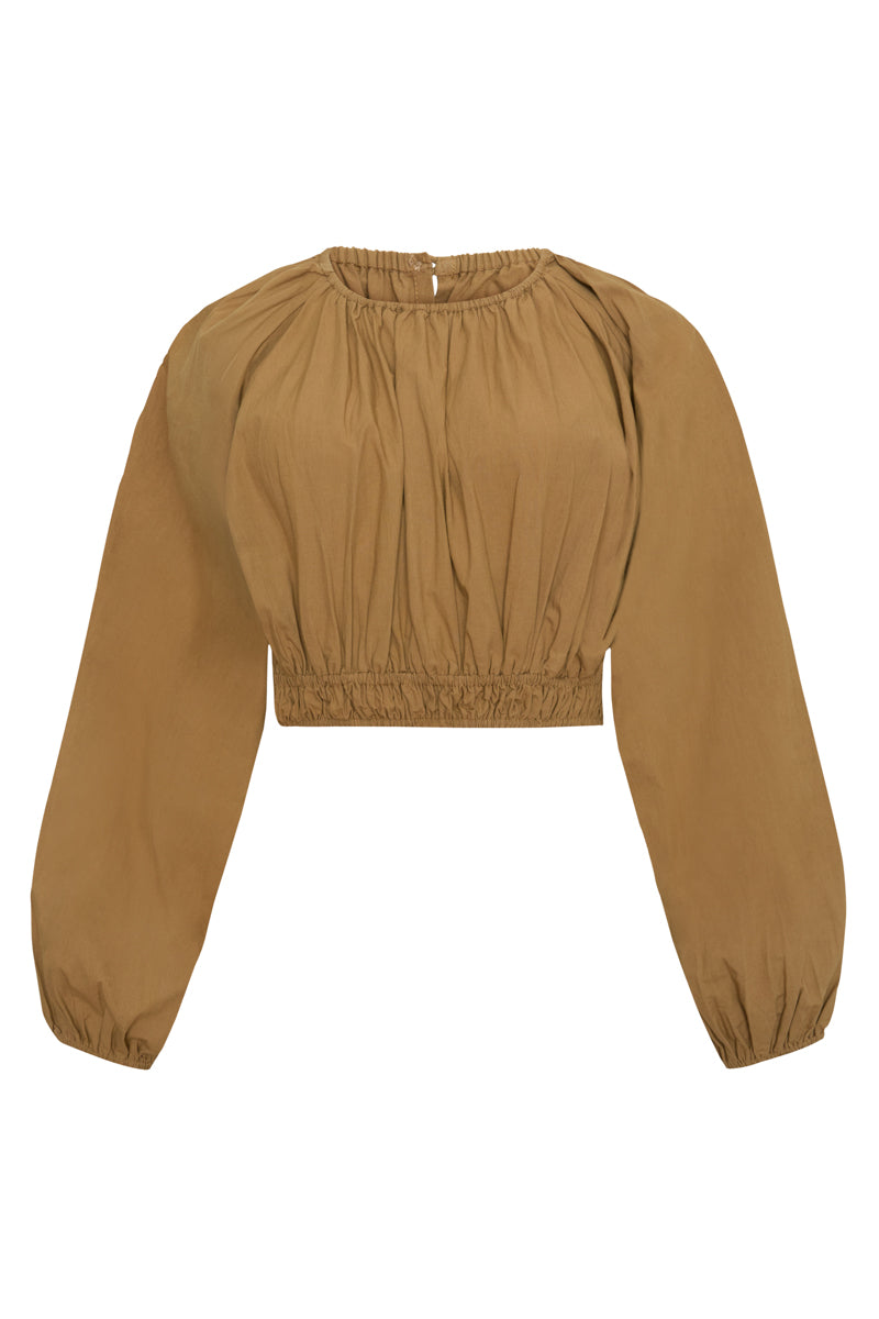 Newport Top in Khaki