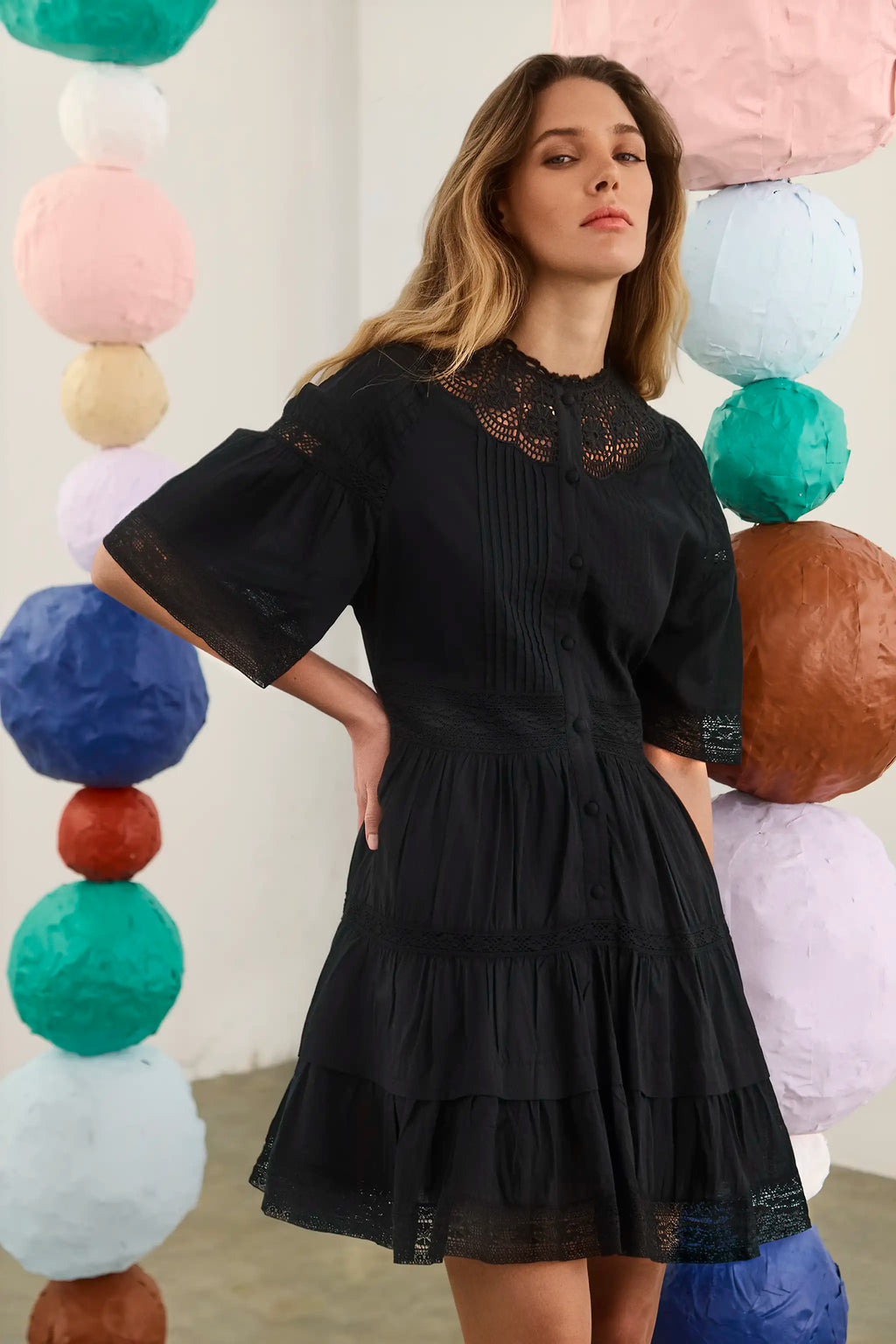 Newton Dress in Onyx