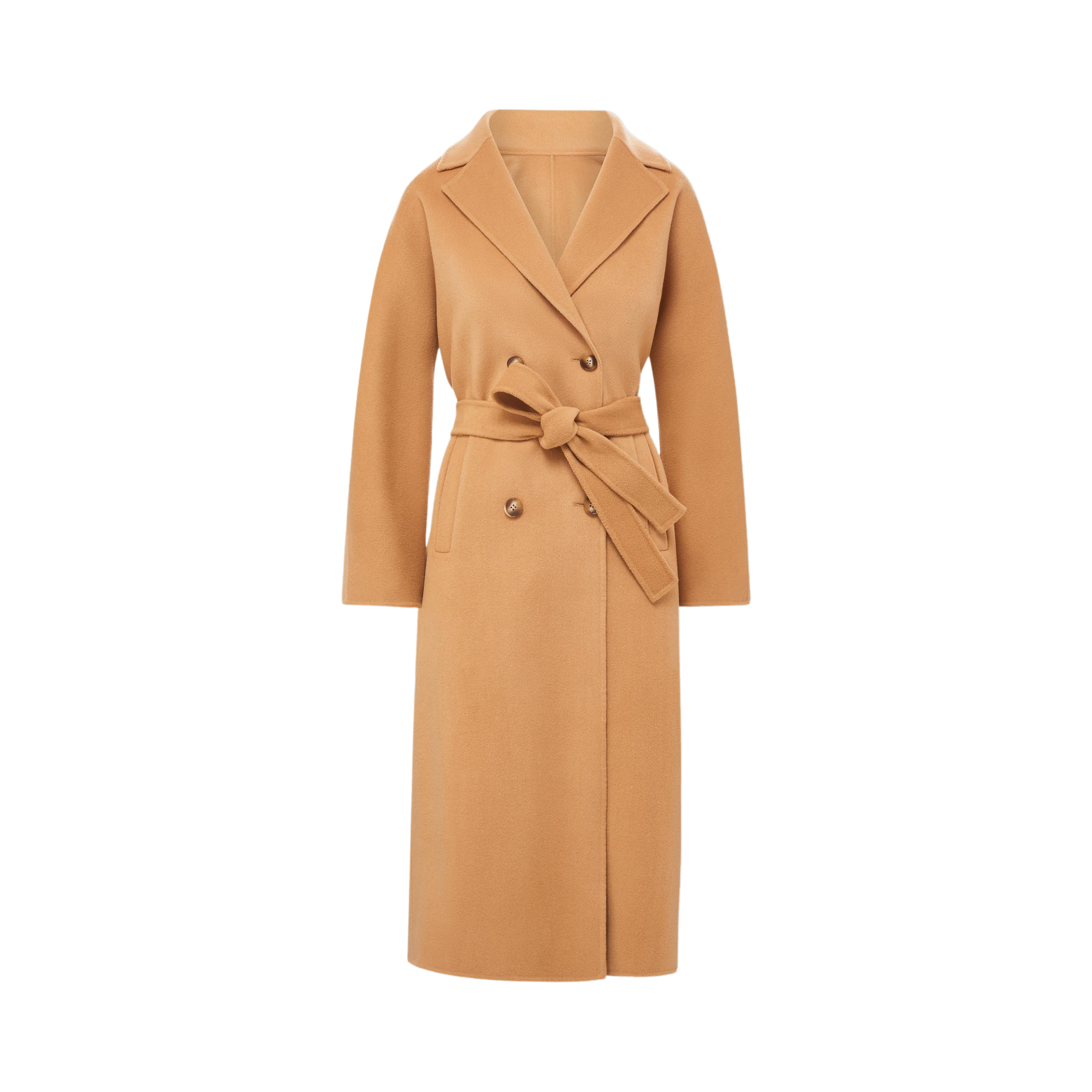 Nicola Cashmere Coat in Camel