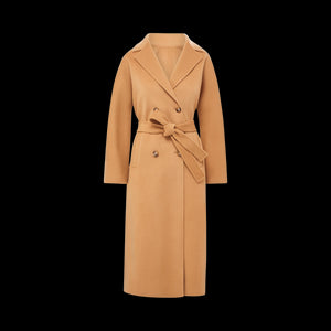 Nicola Cashmere Coat in Camel