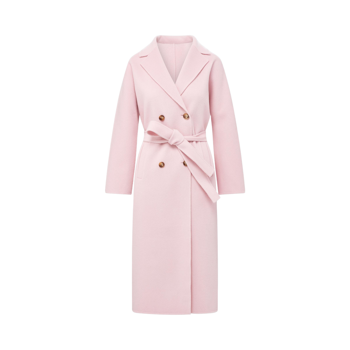 Nicola Cashmere Coat in Pink